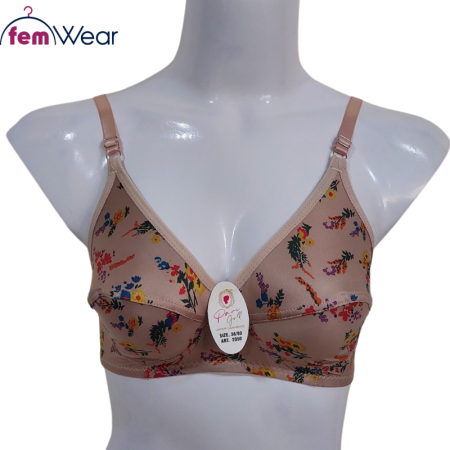 Colorful non padded Printed Bra for women
